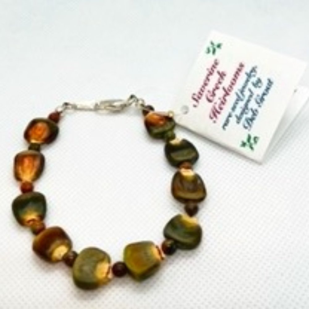 Oaxacan Heirloom Seed Jewelry bracelet NWT